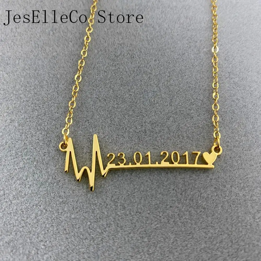 Ожерелье с именем сердца золотое ожерелье серебряное на заказ | Украшения и