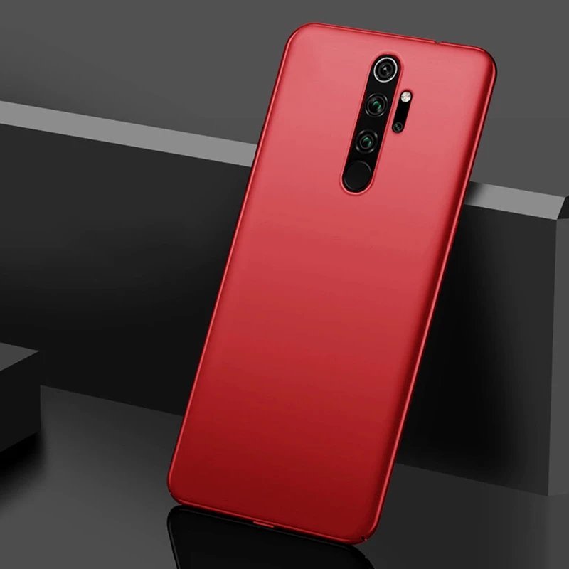 Hacrin Phone Case for Xiaomi Redmi Note 8 Anti-Fingerprint Bumper Cover Slim Frosted Matte Pro |