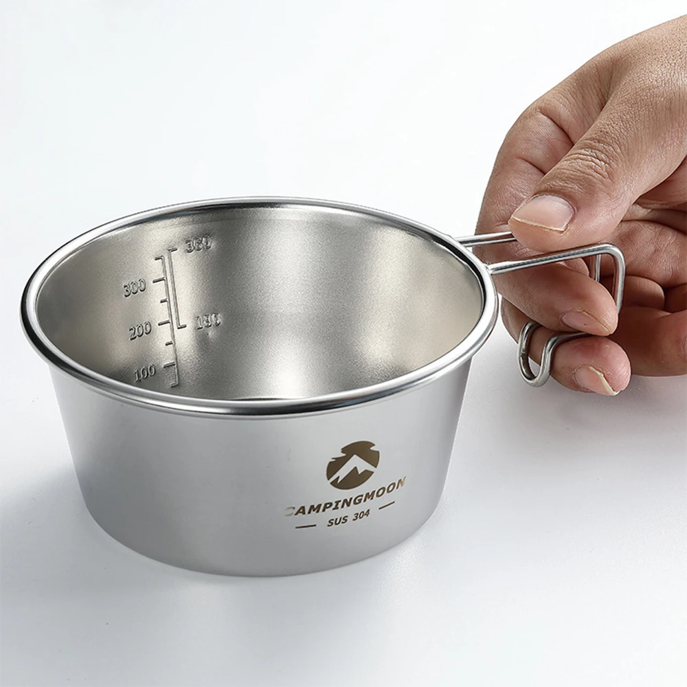 Кемпинговая кружка из нержавеющей стали для кемпинга столовая посуда легкий