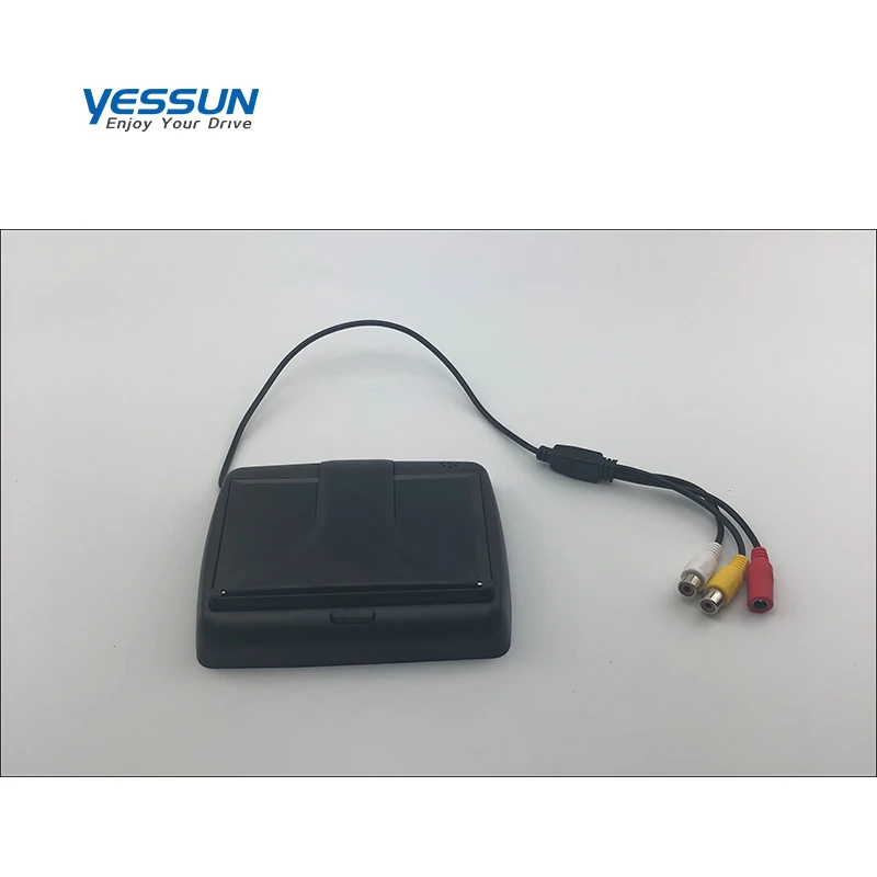 Yessun 4,3 дюймов складываемый автомобильный монитор TFT ЖК-дисплей камера s обратная парковочная камера для автомобиля Мониторы Заднего вида NTSC PAL