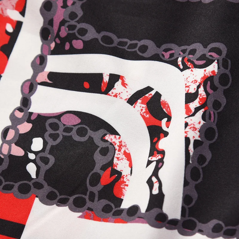 

2021 Cross-border Menswear Amazon's Summer Geometric Striped Four-sided Flannels Of Loose-fitting European Beach Pants