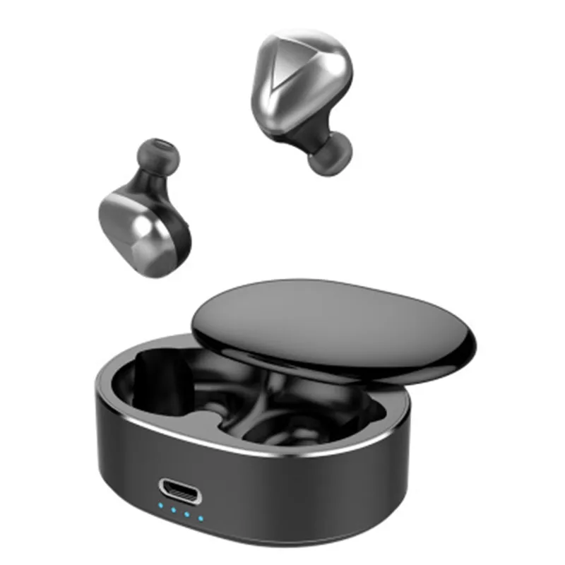 

T50 Bluetooth Earphones Touch Control Dual Handle Bilateral Call Wireless Stereo Sound TWS5.0 Low-Power Cross Border Products