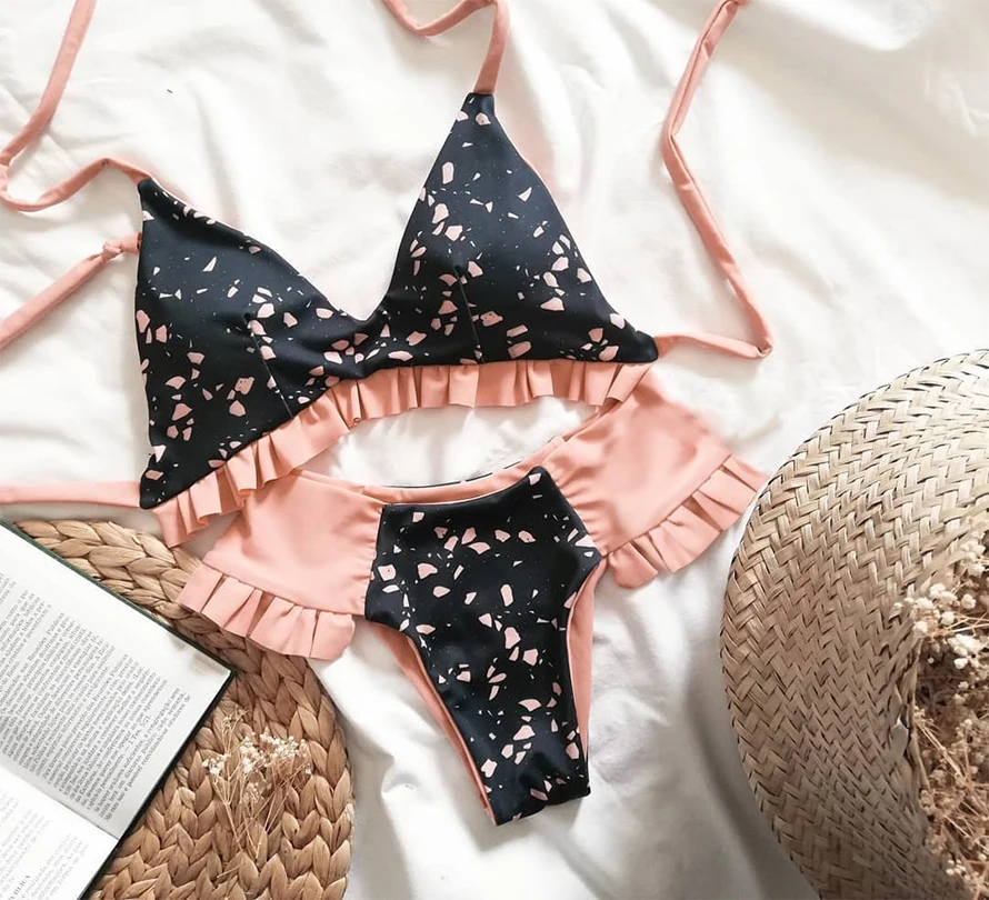 Бикини 2020 одежда для плавания Женский бразильский комплект бикини купальный