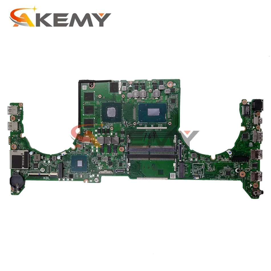 Материнская плата AKEMY DABKLBMB8C0 для ноутбука ASUS ROG GL503GE оригинальная материнская -