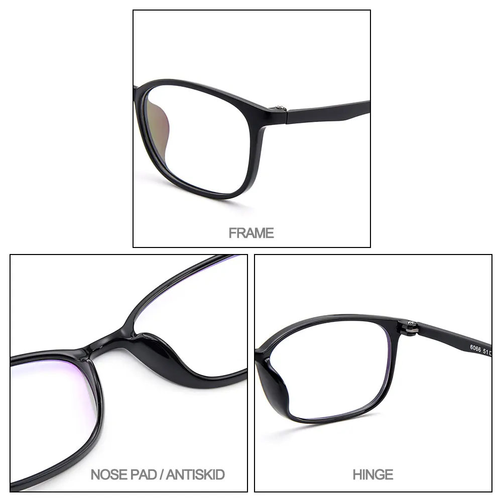 

CICCOLINI Design Ultralight Men Optical Glasses Frame Plastic TR90 Boy's Prescription Spectacles Frames Bendable Legs MD6066