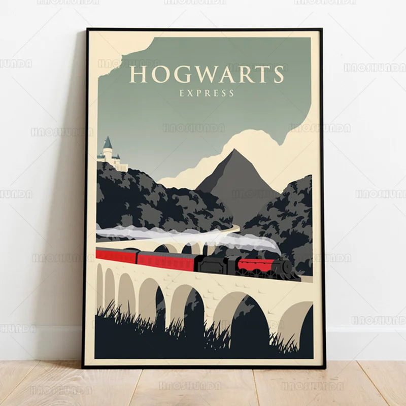Кино хогварт замок плакаты и принты Харрис Поттер холст живопись абстрактные