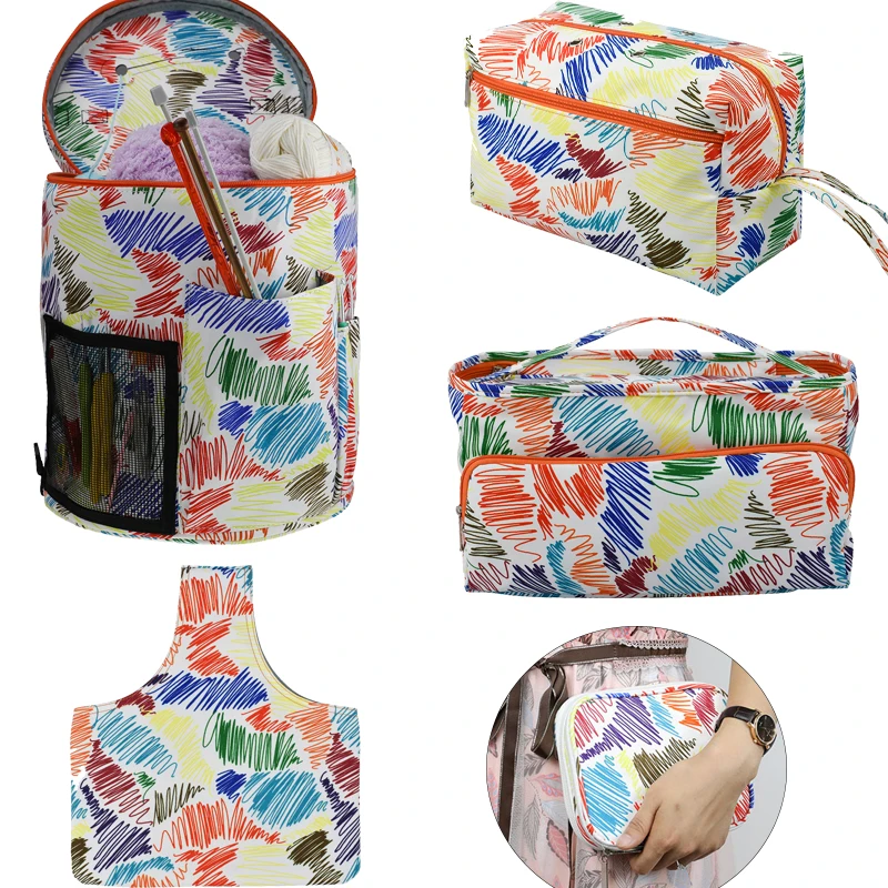 Сумка для вязания сумка крючком игла шитья принадлежности инструментов Домашний