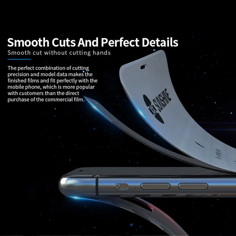 Солнечного света 50 шт./лот гибкий гидрогель пленка SS-057 для SS-890C автоматическая