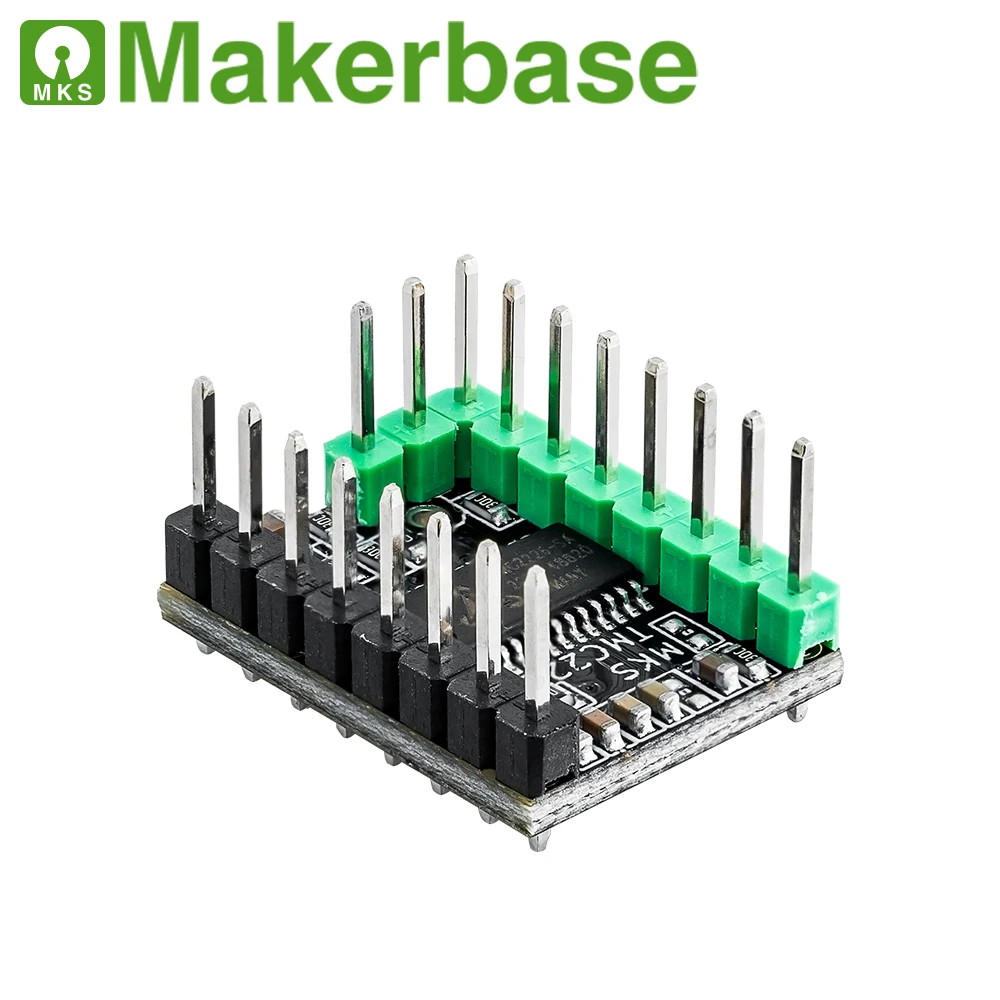 Драйвер шагового двигателя Makerbase MKS TMC2226 2226 StepStick детали для 3D-принтера 2 5 А UART