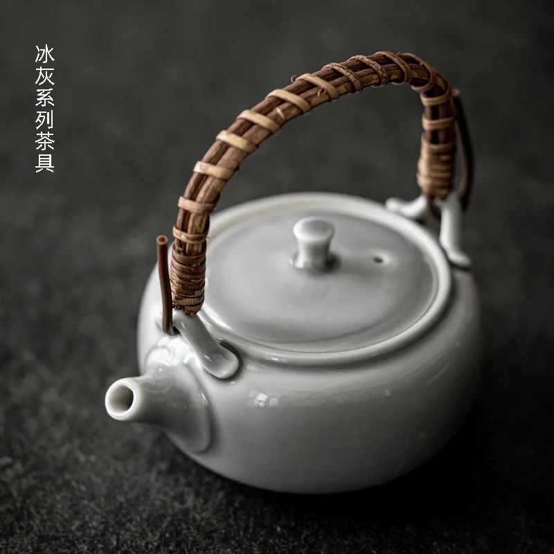 Японская винтажная чайник керамическая ручная ручка чайник термос самовар Запарзач до Хербаты Китчен Продуктс Дб60ч