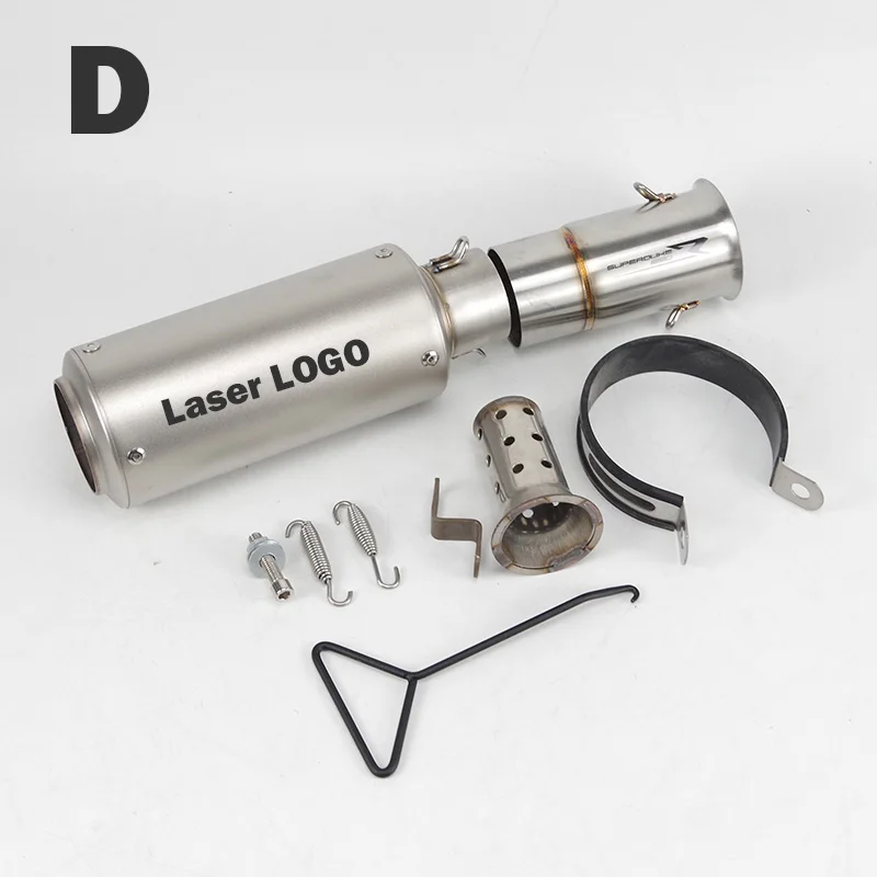 

Для KTM 1290 SuperDuke R 2017 2018 мотоциклетный глушитель среднего звена с углеродным волокном Escape Ctalyst DB Killer Laser