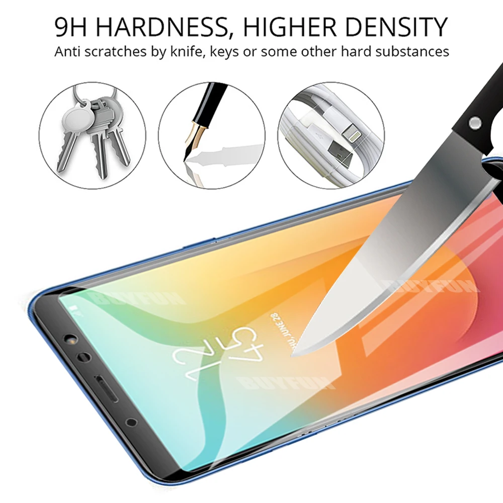 1-2 шт. закаленное стекло для Samsung A2 Core Защитное Galaxy A9s A9 A8 2018 A750 A730 A9200 защита экрана -