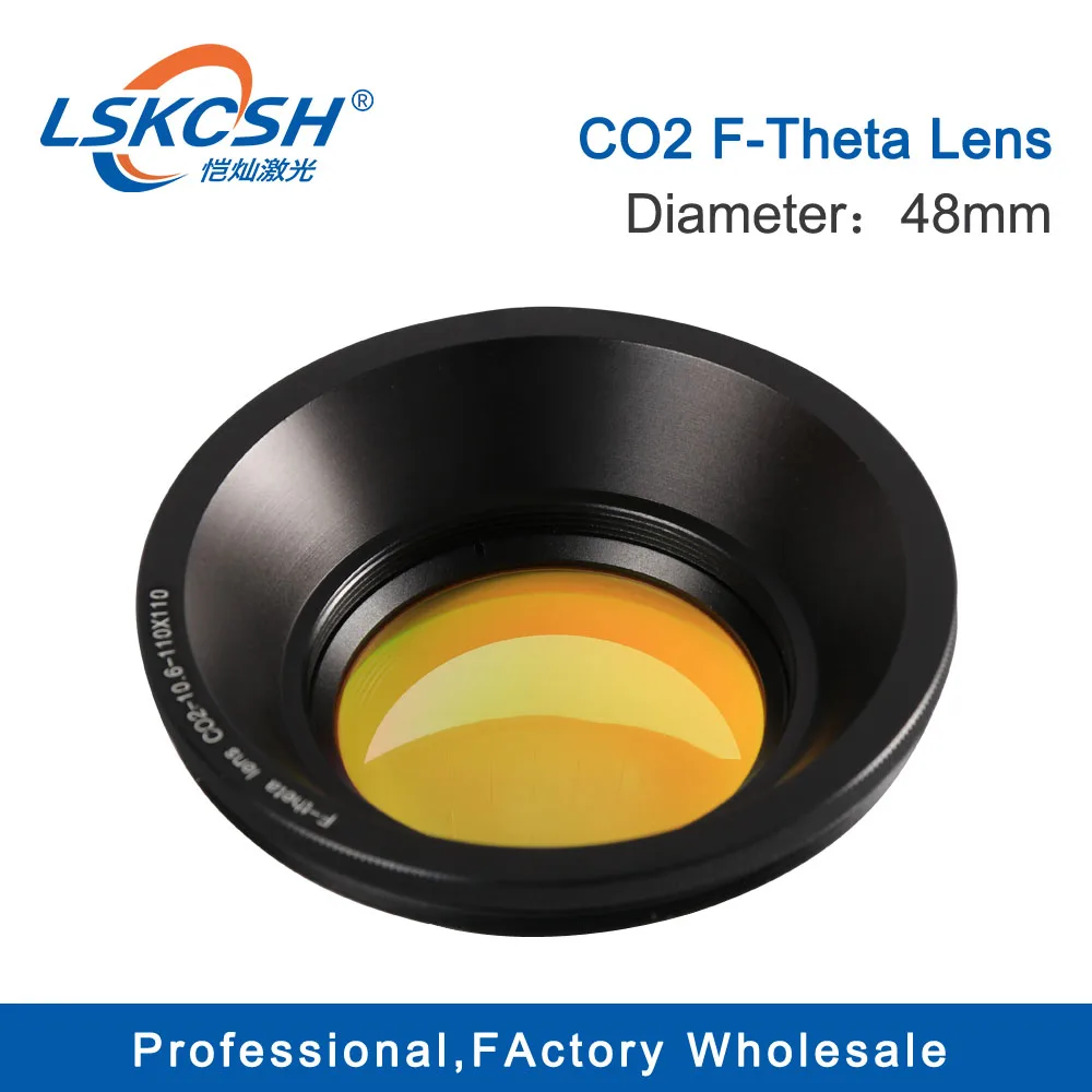 LSKCSH Co2 F-theta сканирующая линза для поля объектива 10.6um 10600nm 50x50-600x600 FL63-650mm для Co2 оптическая Co2 лазерная маркировочная машина запчасти