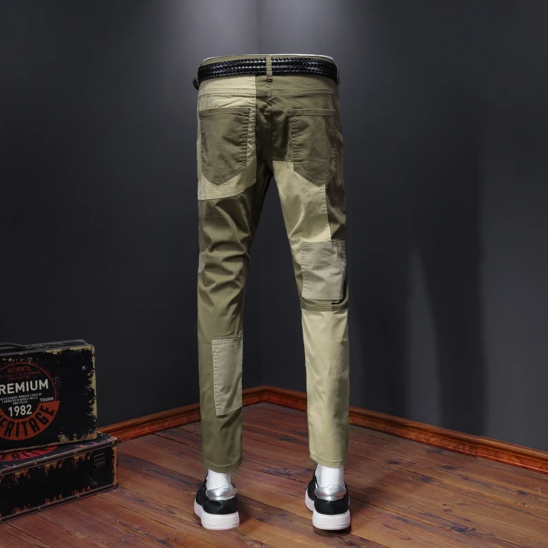 

Men Pants Track Patchwork Pluderhose Hosen Joggers Hosen Herren Pantalon Homme Sweatpants 2020 Spring Casual Streetwear Hosen