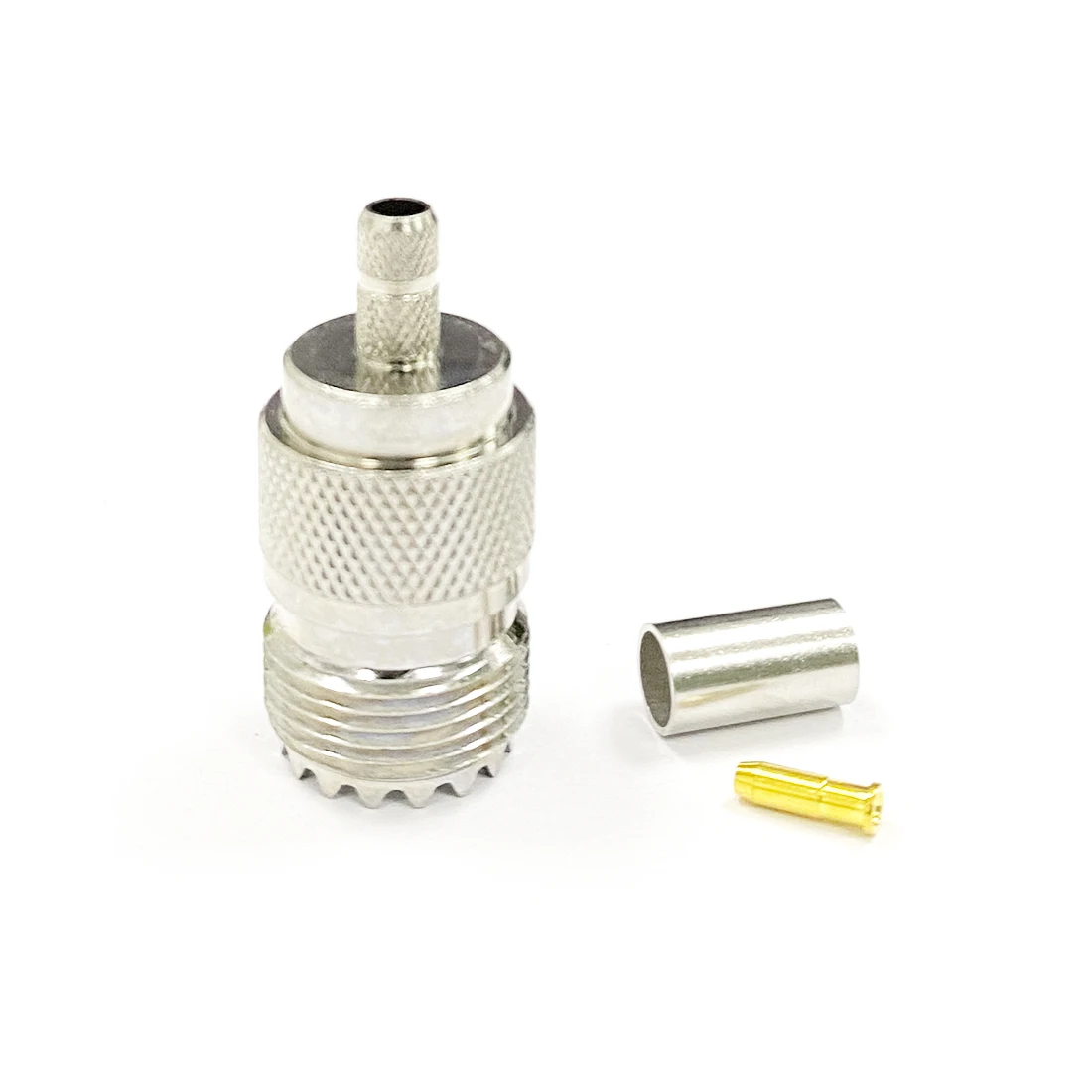 1 шт. UHF SO239 гнездовой разъем RF коаксиальный соединитель обжим для кабеля RG58 LMR195 RG142