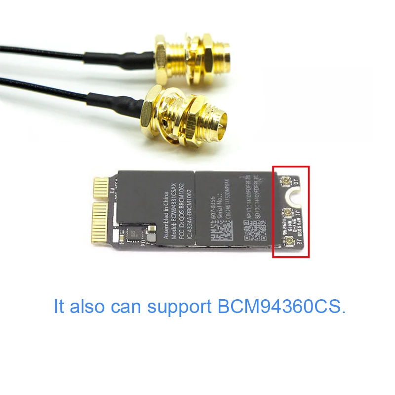 Удлинительный кабель M.2 IPEX MHF4 U.FL для беспроводного маршрутизатора 2x6dbi 2 4G 5 ГГц