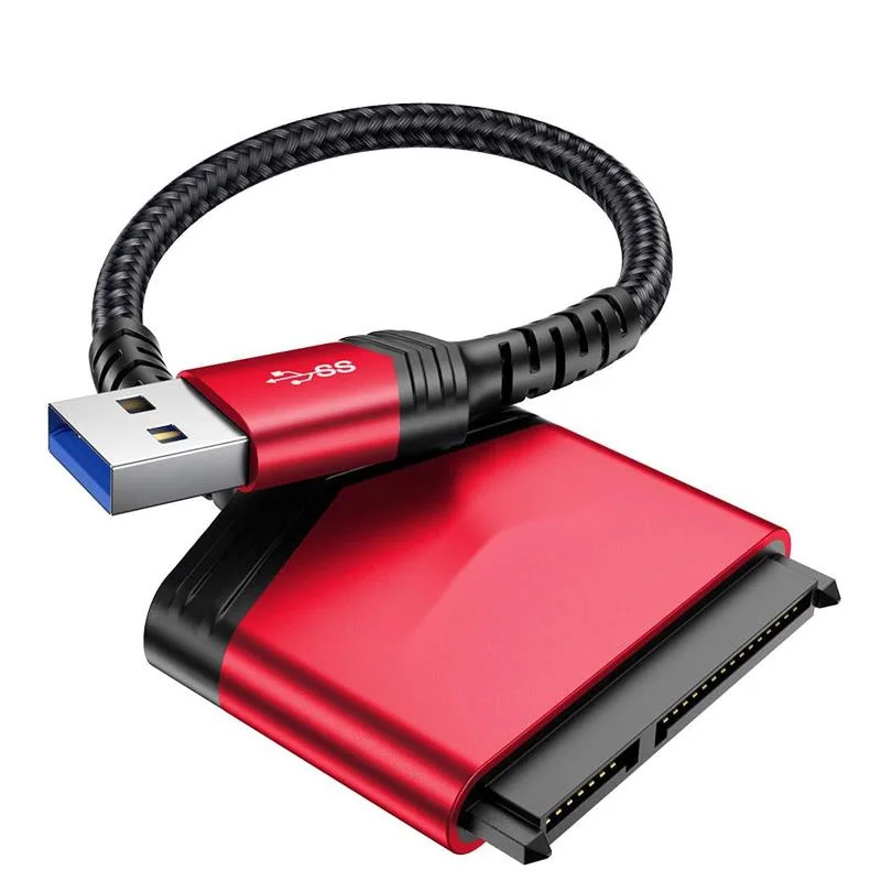 

Адаптер Sata-usb 3,0 2,5 дюйма SATA III внешний конвертер для SSD HDD передача данных алюминиевый корпус