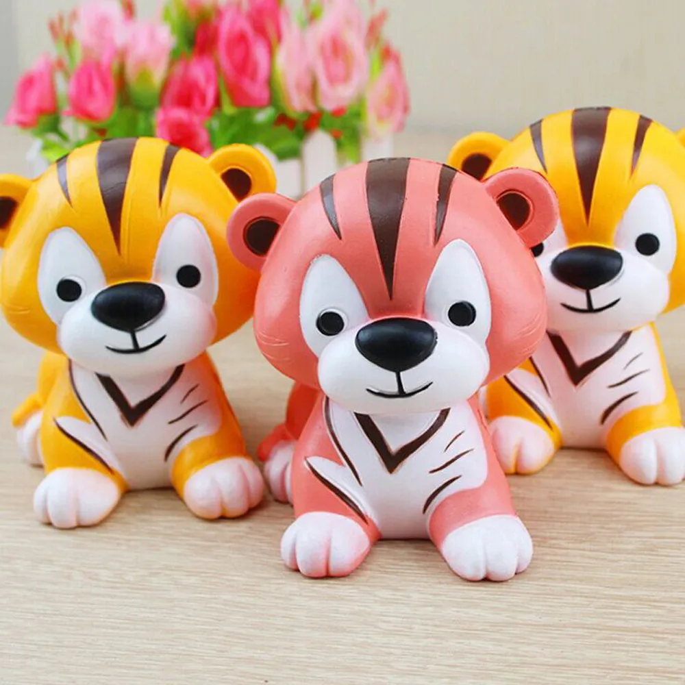 

2020 Hot Fidget Toys Tiger Squeeze Toy Squishy Slow Rising Decompression Squeeze Toys Novelty Funny Vent Toys For Kids Gifts