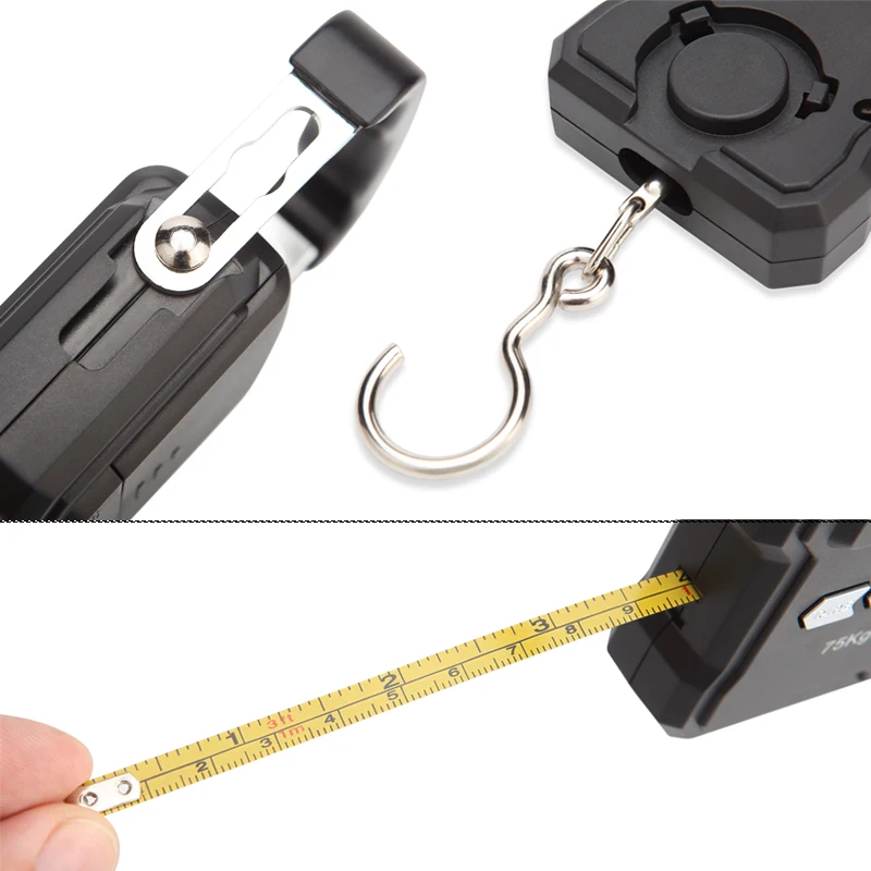 Электронные весы с лентой 75 кг x 10 г + 1 м|Весы| |