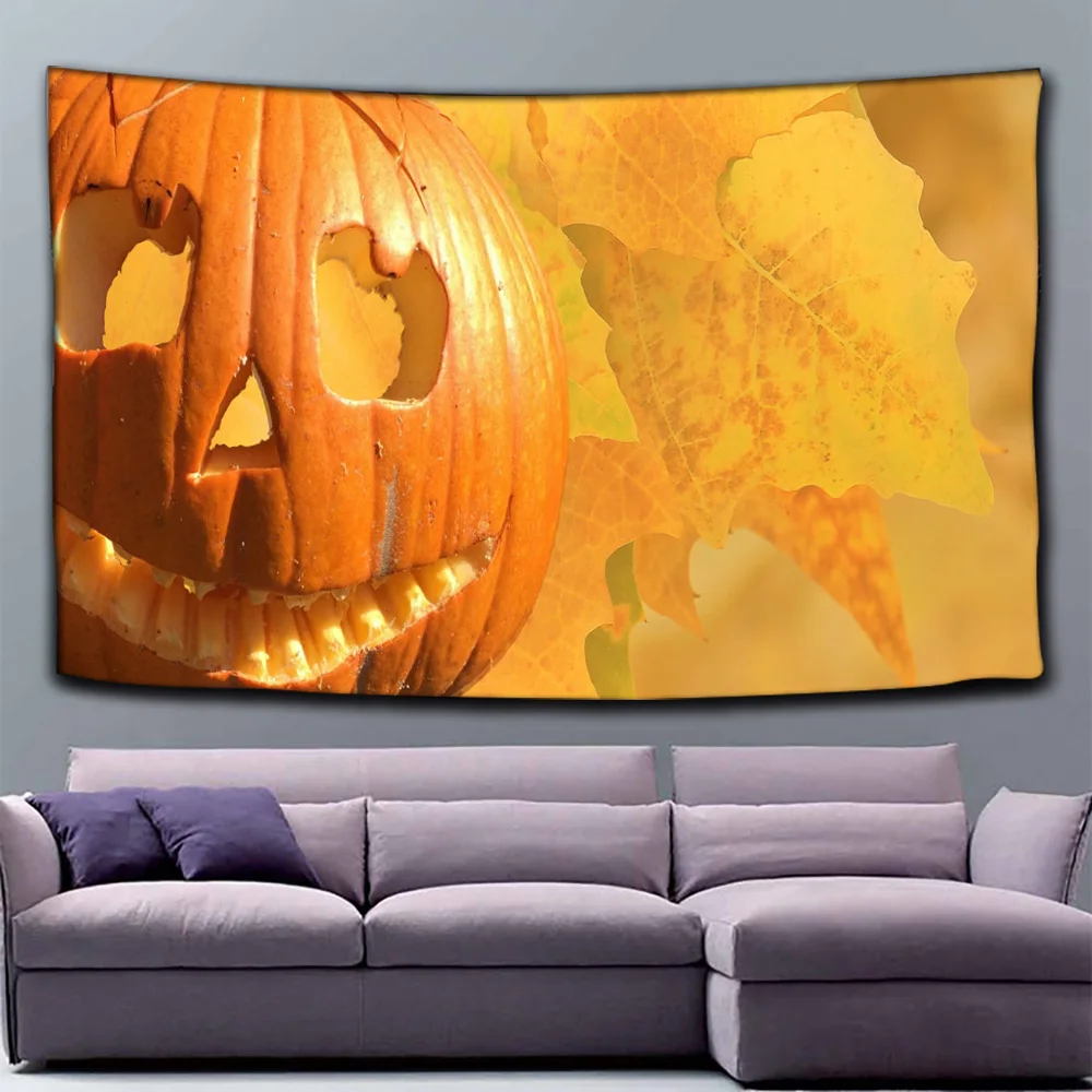 Хэллоуин настенный гобелен вечерние обоев Семья бар для художественного