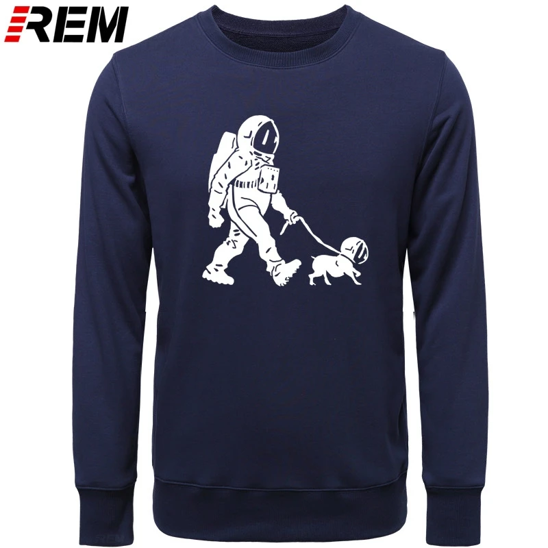 Мужские толстовки с капюшоном Ходячие мертвецы космический корабль космонавта