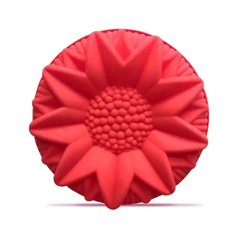 Силиконовая форма для торта с подсолнухом антипригарная пиццы выпечки духовка