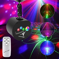 creative apple shaped mini rgb lights effect dj led disco light party show rechargeable laser projector stage light with remote