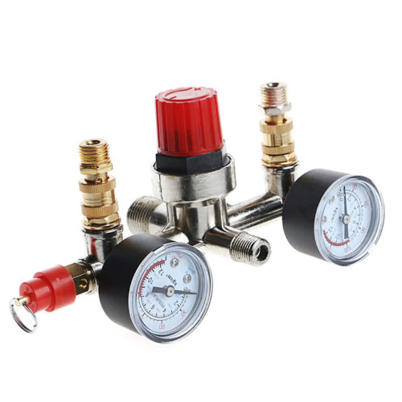 

New Pump Pressure Air Compressor Control Value Switch W/ Valve Gauge Parts Kit