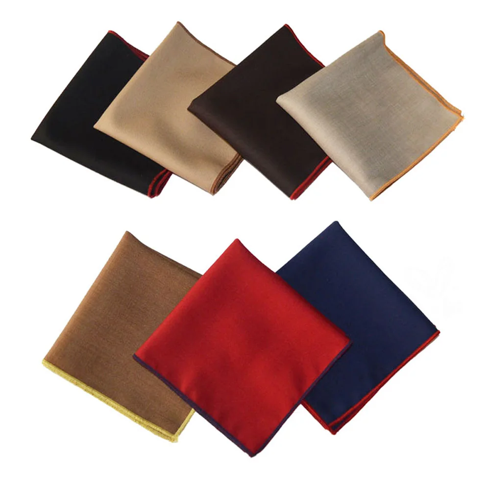 Мужской деловой носовой платок цветной рулон Карманный квадратный хлопок YXTIE0327 |