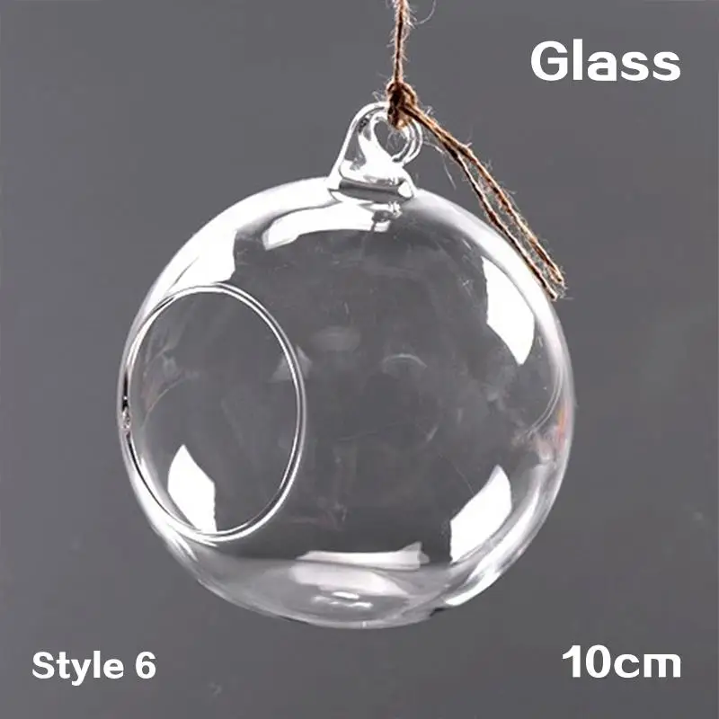 

10CM Candle Light Holder Candlestick Round Clear