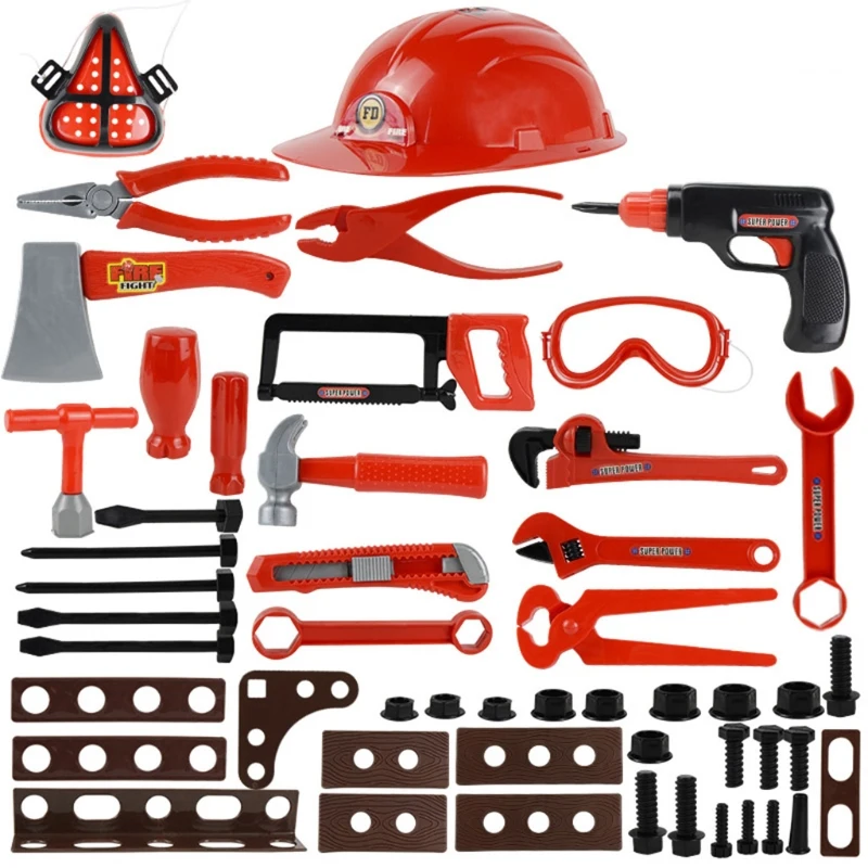 

1Set Garden Tools Pretend Play Repair Tool Plastic Engineering Maintenace Toys