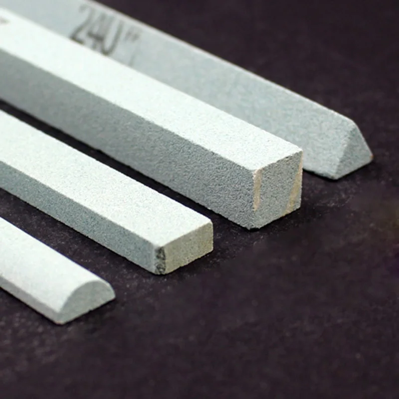 

Whetstone 150*12*6mm Flat Square Square Triangle Semicircle Small Whetstone Strips Knife Sharpener Stone Tool