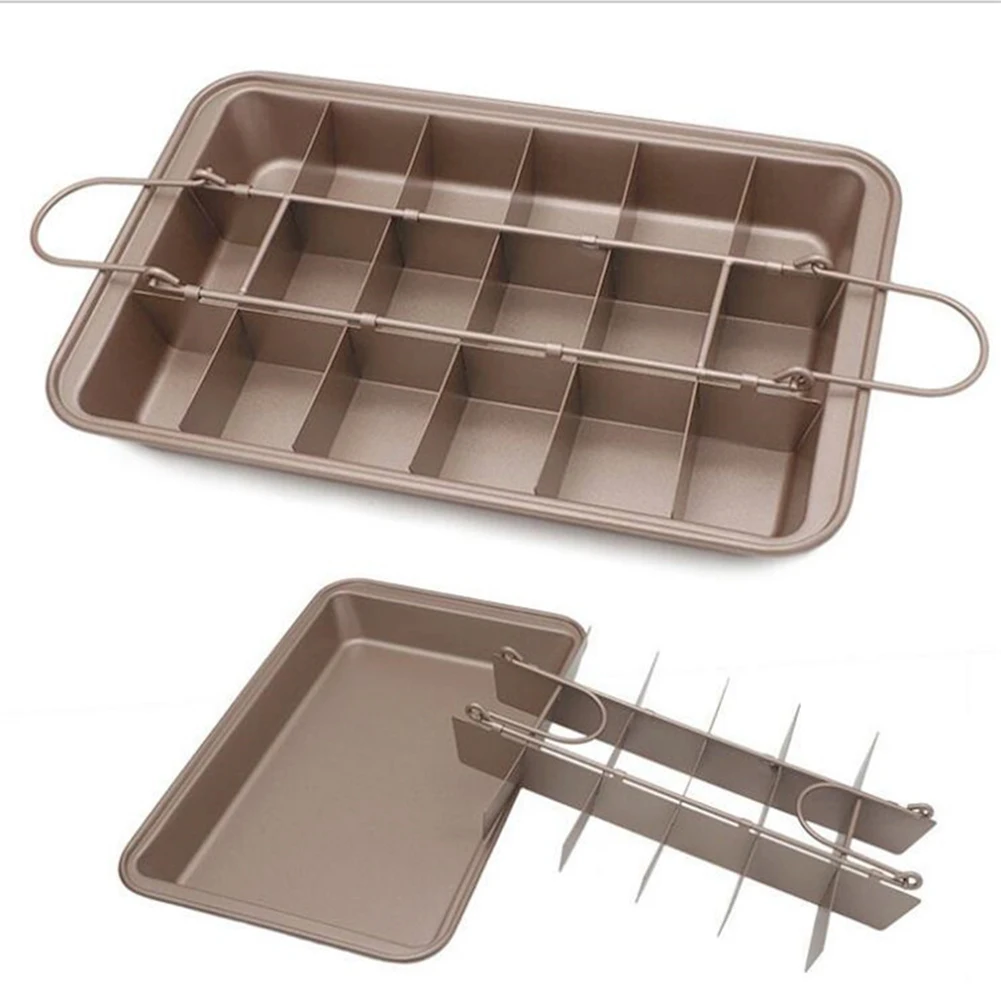 

High-quality Stainless Steel Cake Mould Easy Release and Easy Cleaning Square Brownie Cake Mould Cake Bread Baking Thickening