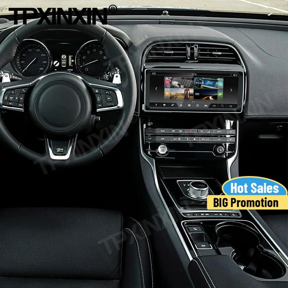 

8 + 64G Carplay автомобильный радиоприемник 2 Din стерео приемник Android для iPhone/IPad/10 для Jaguar XF 2016 2017 2018 GPS Экран плеер аудио Регистраторы головное устро...