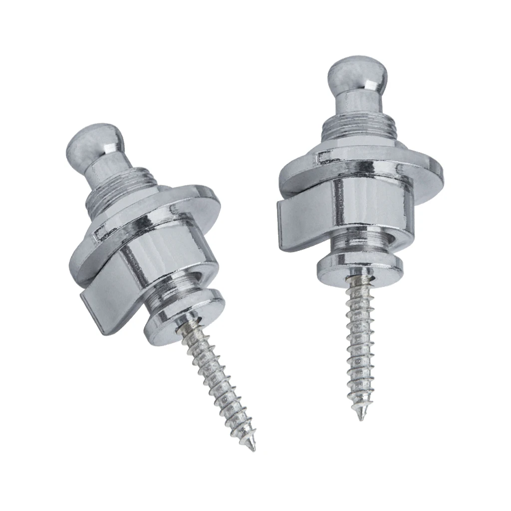 Электрический акустический гитарный ремешок Блокировка кнопки винт музыкальные