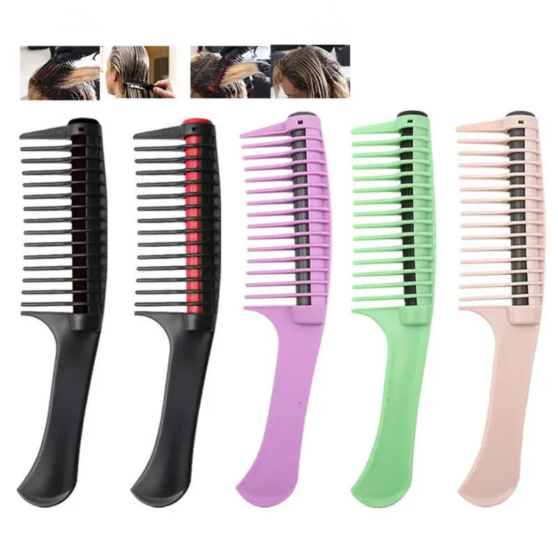 

1pc Professional Wide Tooth Hair Comb Brush Anti Static Salon Coloring Tools Barber Detangling Comb DIY Hair Styling Accessories