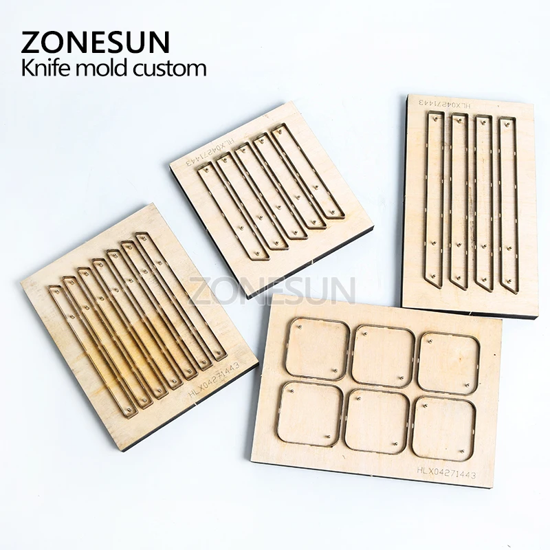ZONESUN индивидуальные формы лазерной штамповки нож фотобумага ПВХ EVA лист резак DIY