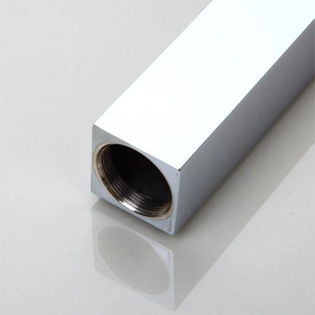 KEMAIDI ванная комната хром полированный пол стойки-смесители водопад ванна