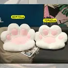 Подушки для стула Kawaii с цветами лап животное подушка для сиденья мягкая подушка с цветами кошачьей лапы плюшевый диван домашний стул Декор детские подарки