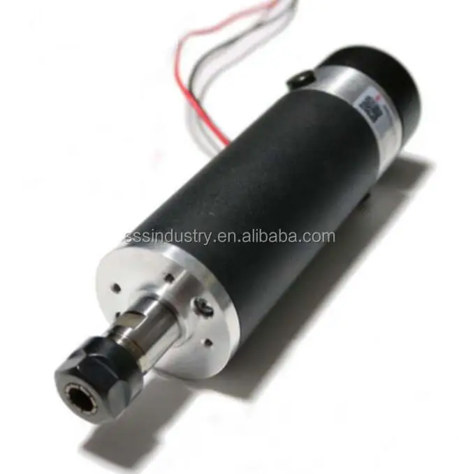 

57mm 600W 48V DC Air-Cooling CNC Spindle Motor ER16 600mN.m 12000r/min DIY