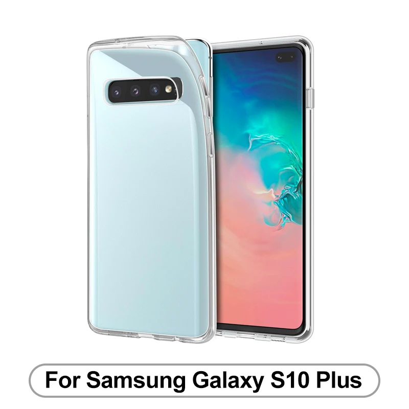 Чехол для samsung Galaxy S10 S10E S9 S8 S7 TPU Силиконовый прочный чистый мягкий чехол для samsung S10 Lite 5G S9 Plus Edge задняя крышка