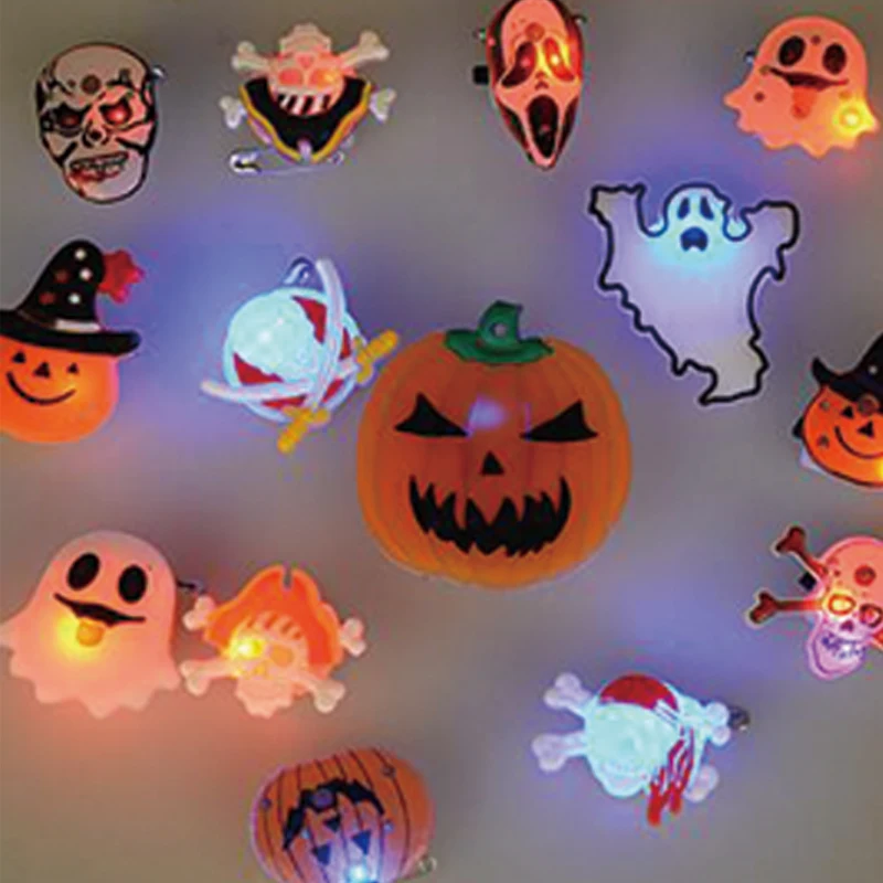 NEW Rushed Led Wedding Dress Gafas Christmas Flash Halloween brooch Luminous Badge For Children Mixed Gift LED Party | Дом и сад