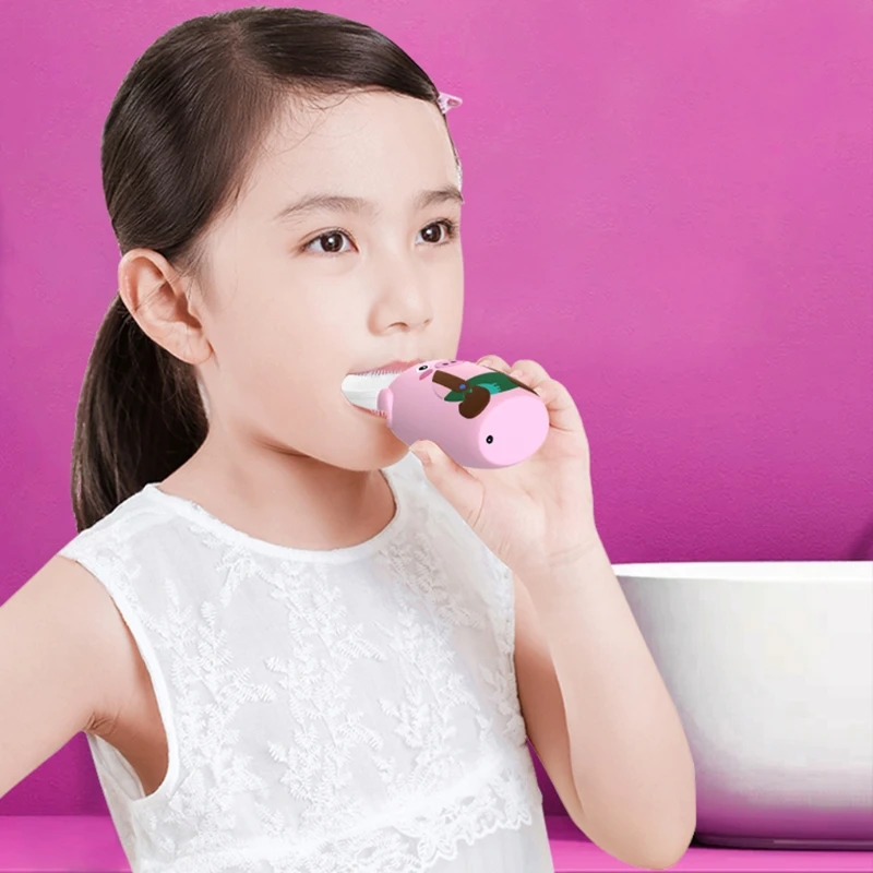 

Automatic Kids U-Shaped Toothbrush Mouth-Type Soft Fur Smart Electric Ultrasonic Vibration Teeth Brush Oral Cleaning Supplies