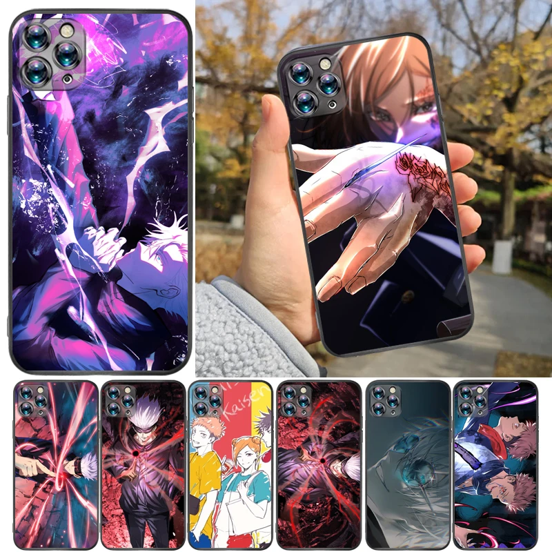 

Jujutsu Kaisen Satoru Gojo Sukuna Fushiguro Megumi Yuji Itadori Phone Case For iPhone 7 8 6 6S Plus Back Cover Funda Coque
