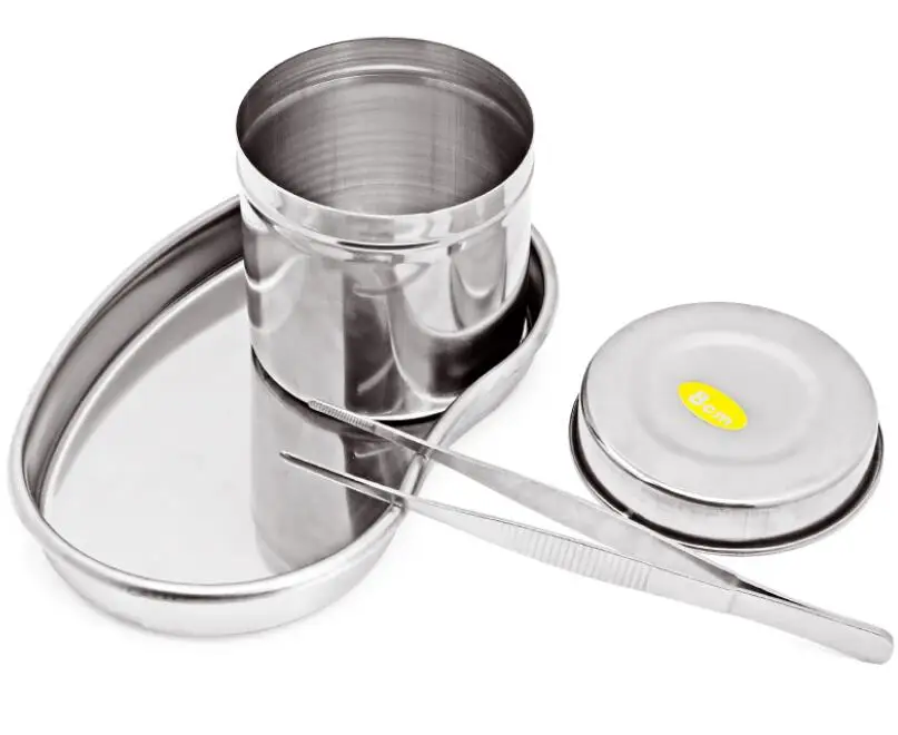 3 шт./комплект бак для стерилизации из нержавеющей стали| |