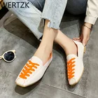 Повседневные туфли на платформе с квадратным носком, новые весенние лоферы из искусственной кожи на шнуровке, 2021 г., мягкая женская обувь на плоской подошве