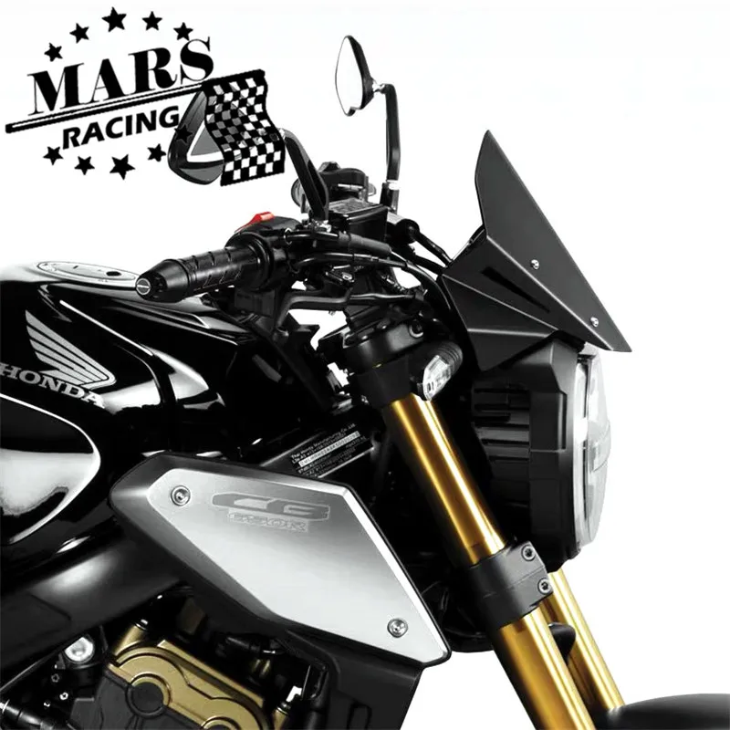 Козырёк ветрового стекла для мотоциклов подходит CB650R 2019 2020 CB650 R 19 20 Double Bubble cb650r