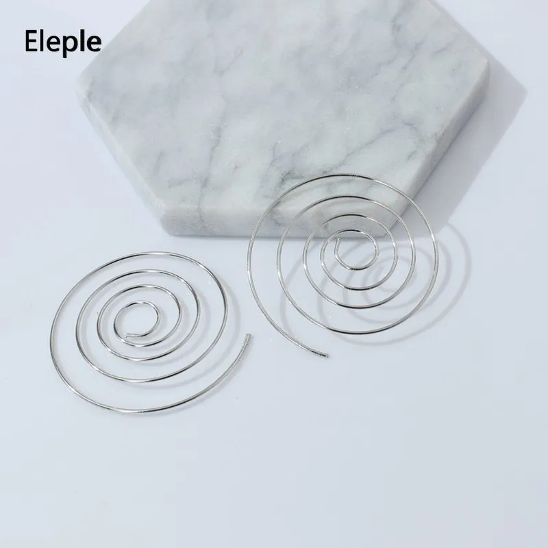 Элегантные женские модные серьги с кольцом многослойные вечерние для ночного