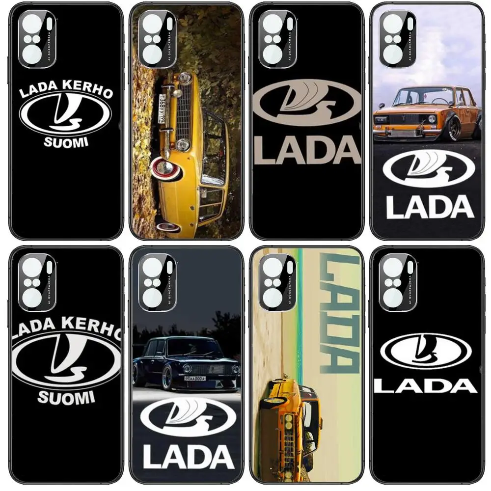 

Russian National Automobile LADA Phone Case For xiaomi redmi POCO F1 F2 F3 X3 Pro M3 9C 10T Lite NFC Black Cover Silicone Back P