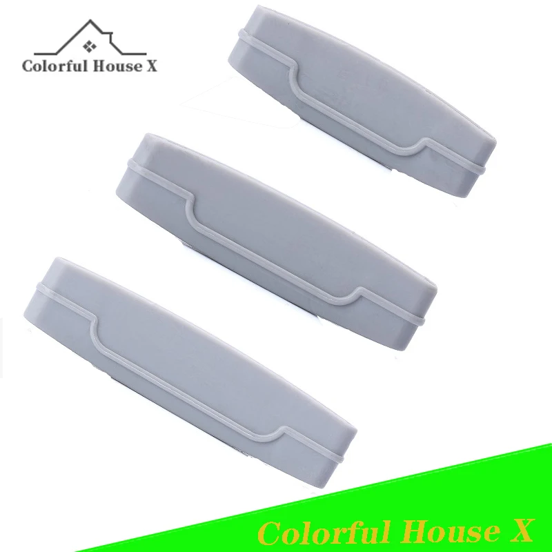 

3pcs Manual Embedded Toothpaste Squeezer Multifunctional Cosmetic Cleanser PP Squeeze Clip Household Bathroom Accessories White